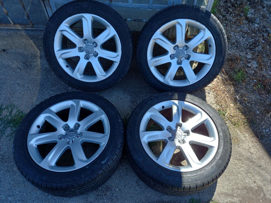 Vând jante R18 Audi originale Vw sau Skoda (5x112) butuc 66.6