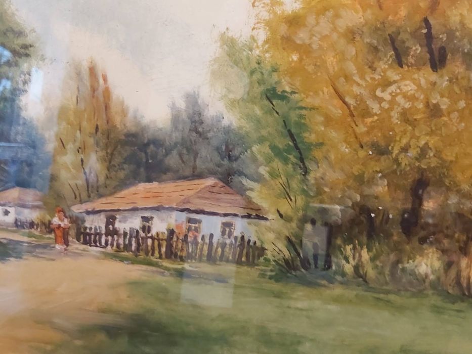 Tablouri pictate cu semnătura.