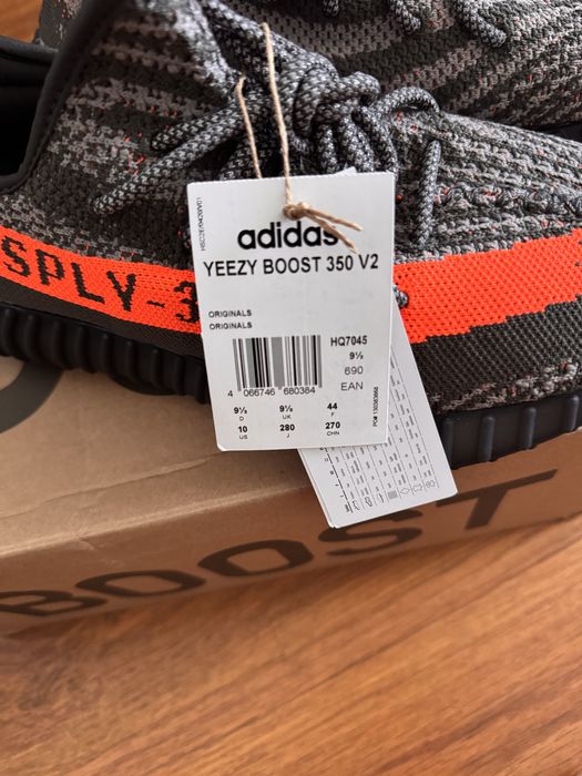 Adidas Yeezy 350 V2 Carbon Beluga 44
