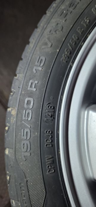 MERCEDES A KLASE джанти със летни гуми 195/50/15. 5,5J×15. ET54  5×112