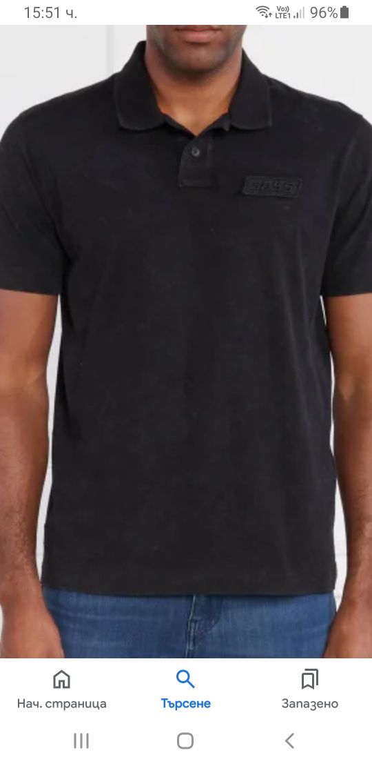 Hugo Boss Peazone Mens Size 2XL НОВО! ОРИГИНАЛ! Мъжка Тениска!