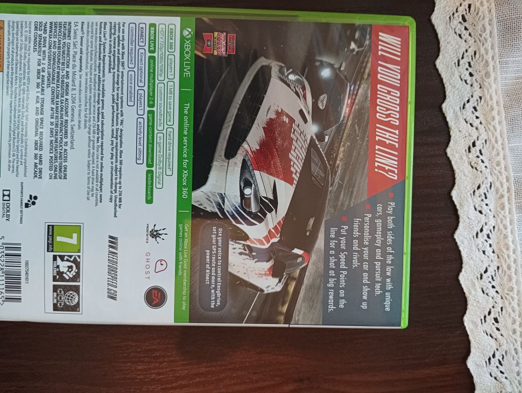 Игра за xbox 360 Need for speed rivals