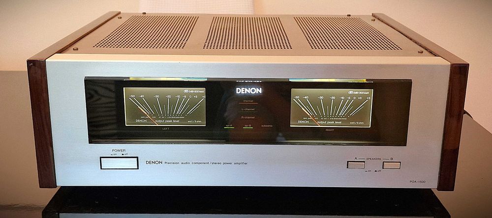 Denon Poa-1500, 2x150W ,VU-metre