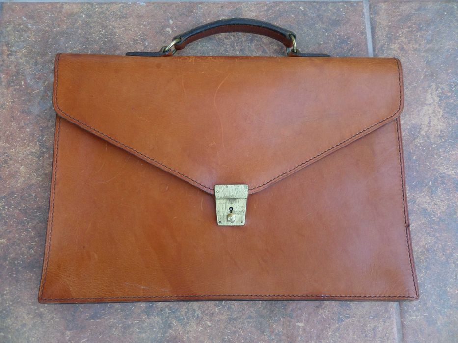 Geanta,mapa din piele naturala deosebita pt. acte sau laptop