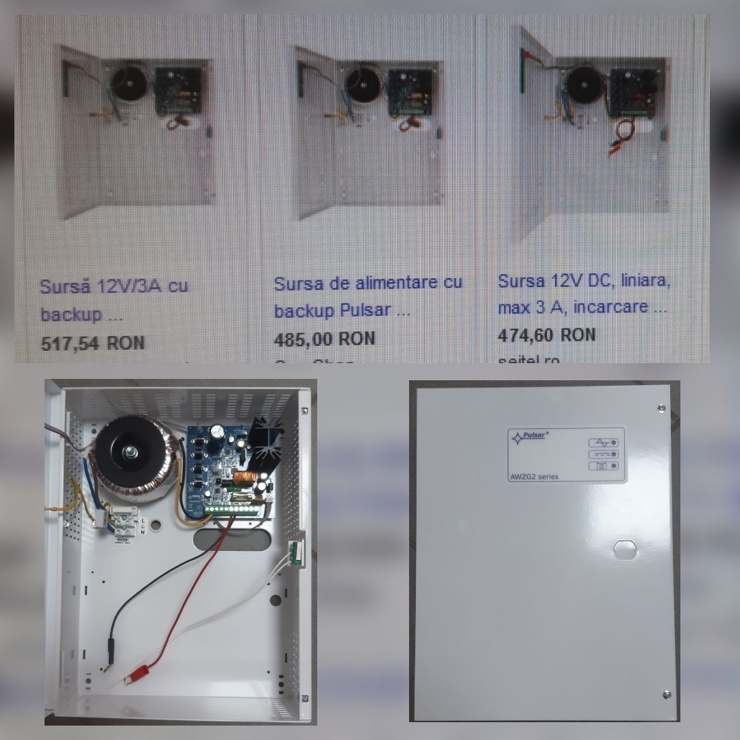 Alimentator Sursa Alimentare Incarcator Transformator Sursa 12V Backup