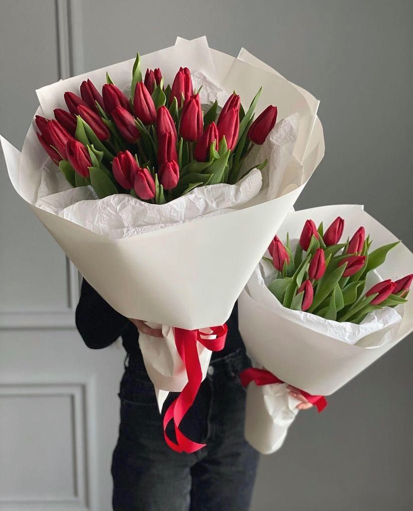 розы тюльпаны пионы