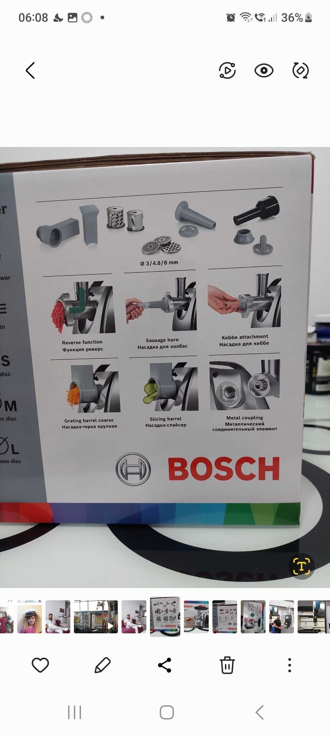 Robot de tocat multifunctinal Bosch