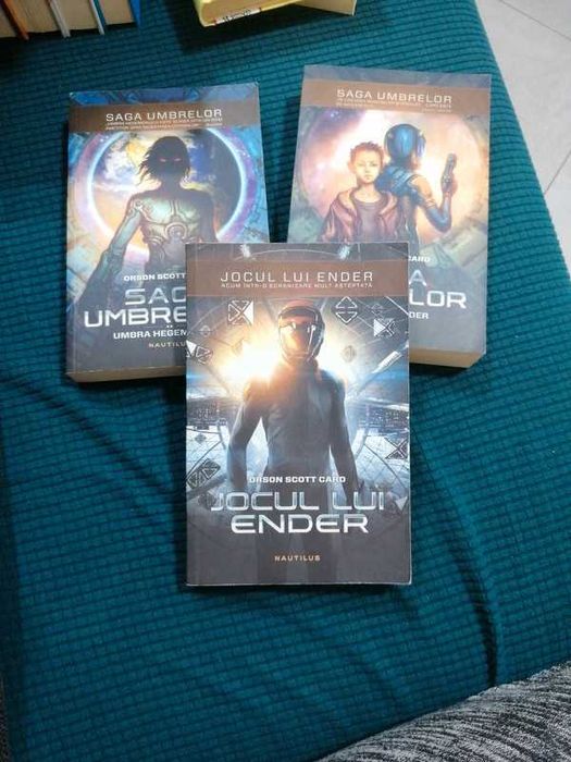 Pachet cărți Orson Scott Card – Jocul lui Ender + Saga Umbrelor