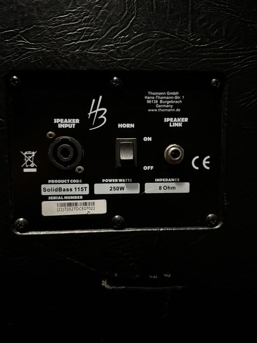 Vând Setup Cabinet Bass Harley Benton – complet