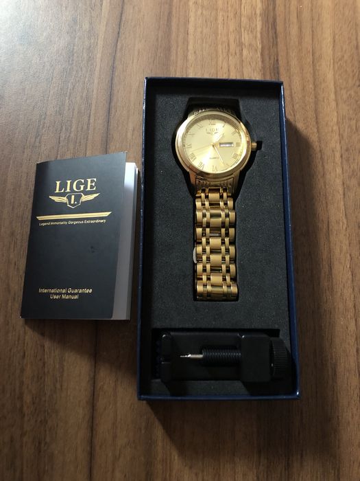 LIGE-Ceas bărbătesc,Waterproof,Quartz
