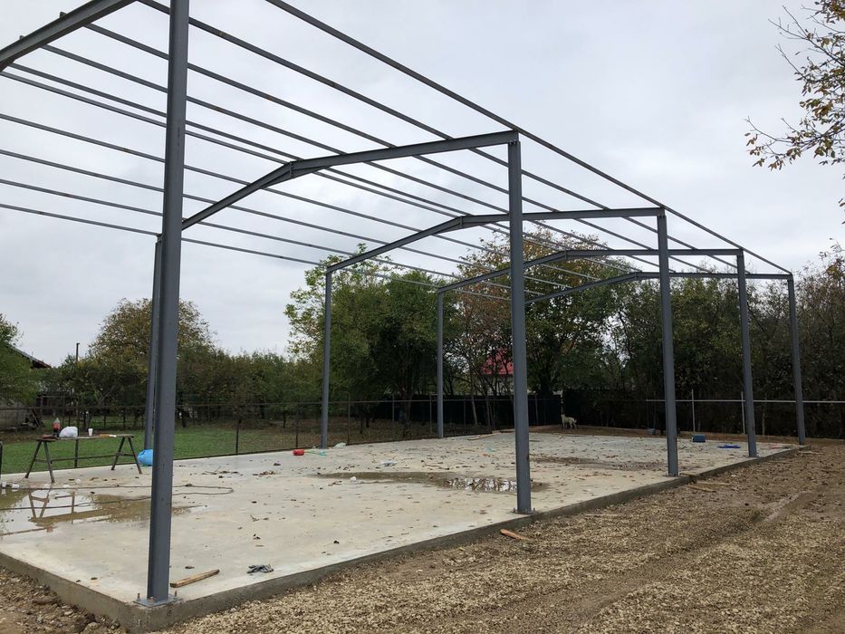 Vand hale metalica structura metalica