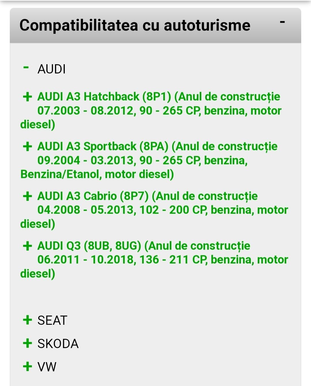 Discuri frana TRW spate VW Passat, Skoda, Audi, Seat