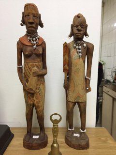 Африканские статуи деревянные высота 48 см. Доставка по городу