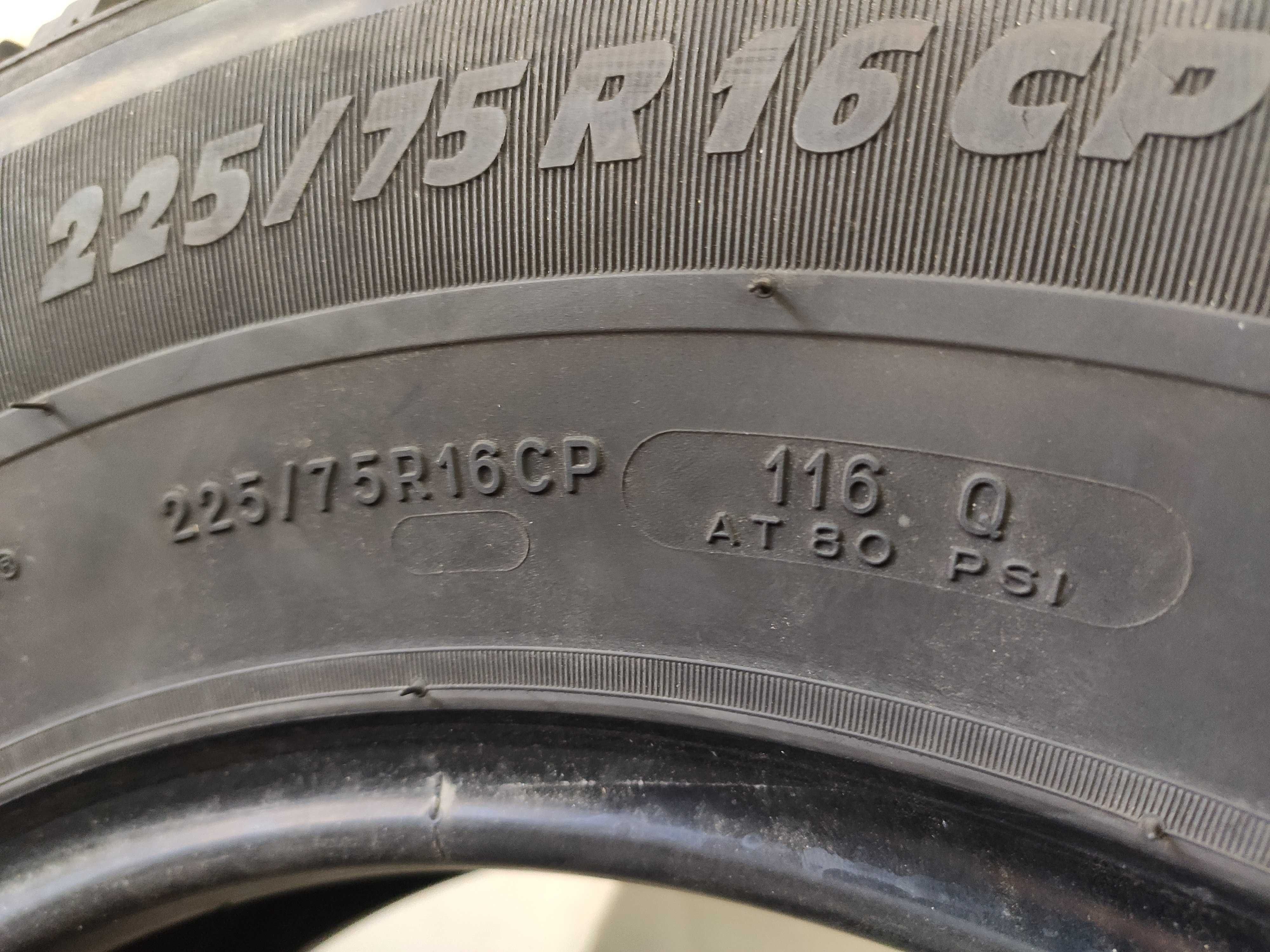 2бр Летни Гуми 225 75 16 С - Michelin -