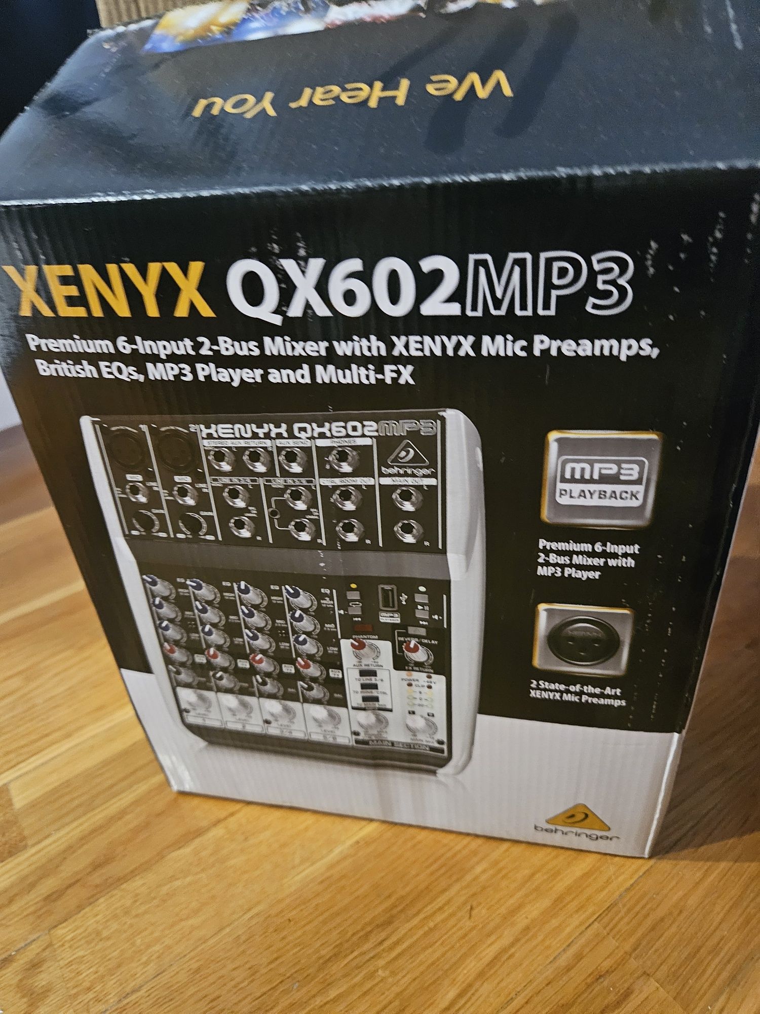Микшерный пульт XENYX QX602 MP3 Behringer