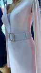 Rochie ocazie, eleganta , roz pudrat S-M, transport gratuit
