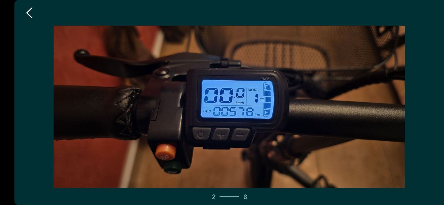 Bicicleta electrică pliabila