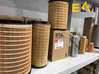 Фильтры масляные воздушные топливные на Cat JCB Komatsu Hyundai Xcmg