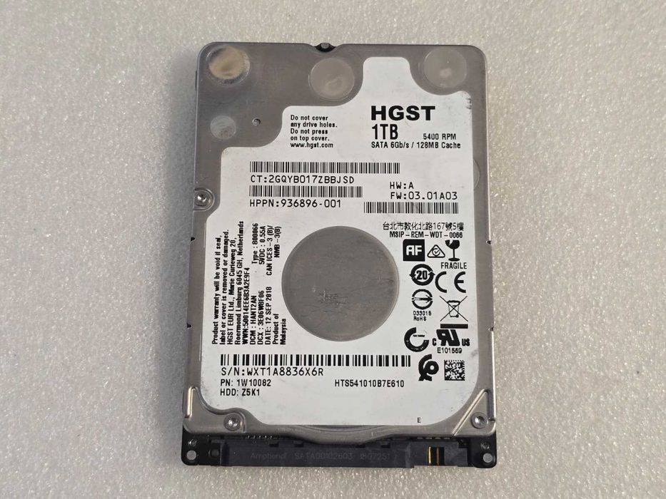 Hard disk laptop HGST 1TB SATA III 6GB/S 2.5" 7MM slim HTS541010B7E610