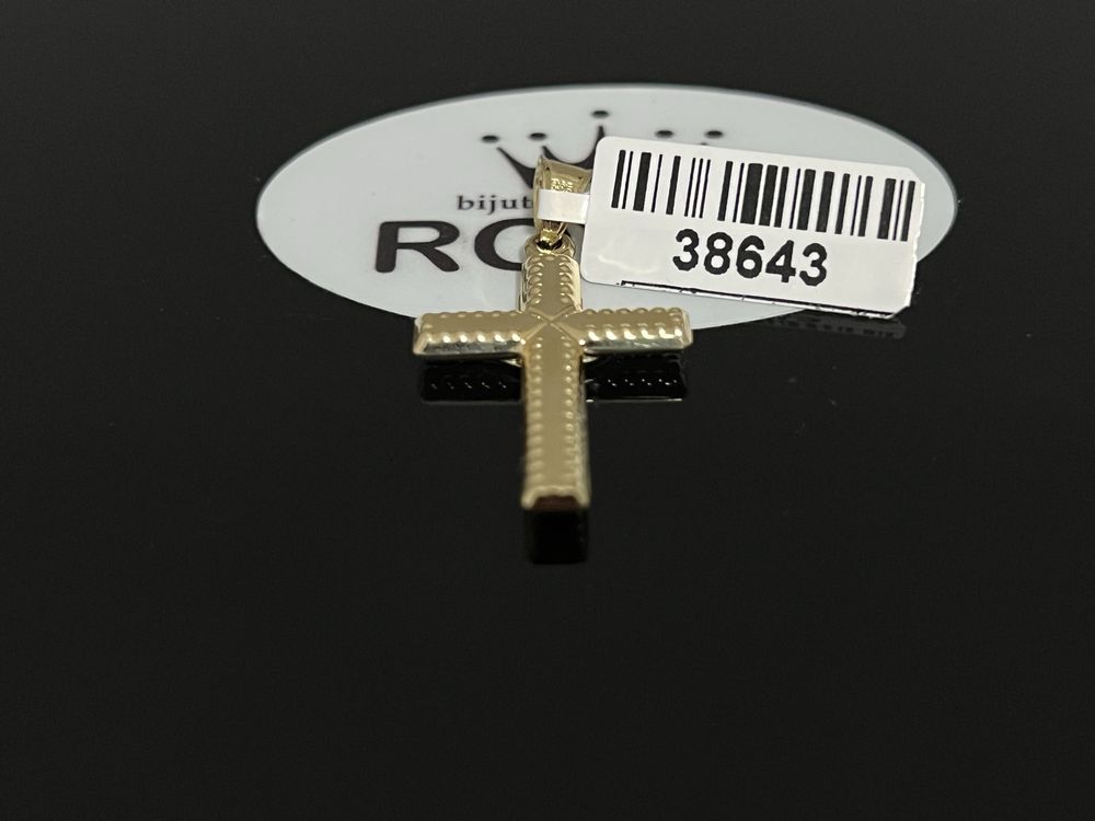 Bijuteria Royal CB : Pandant aur nou 14k 1,10gr 3cm