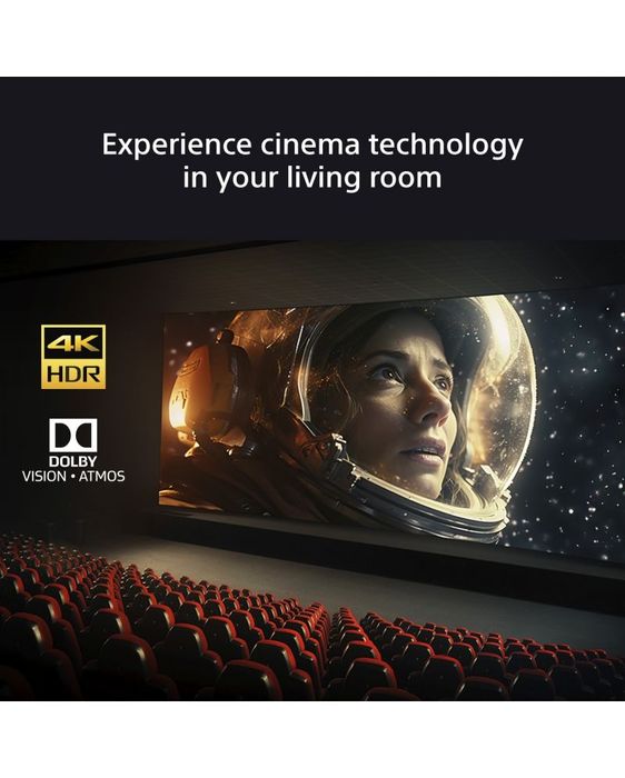 Смарт телевизор Sony - BRAVIA 3 K55S35B.CEI, 55", DLED, 4K, черен