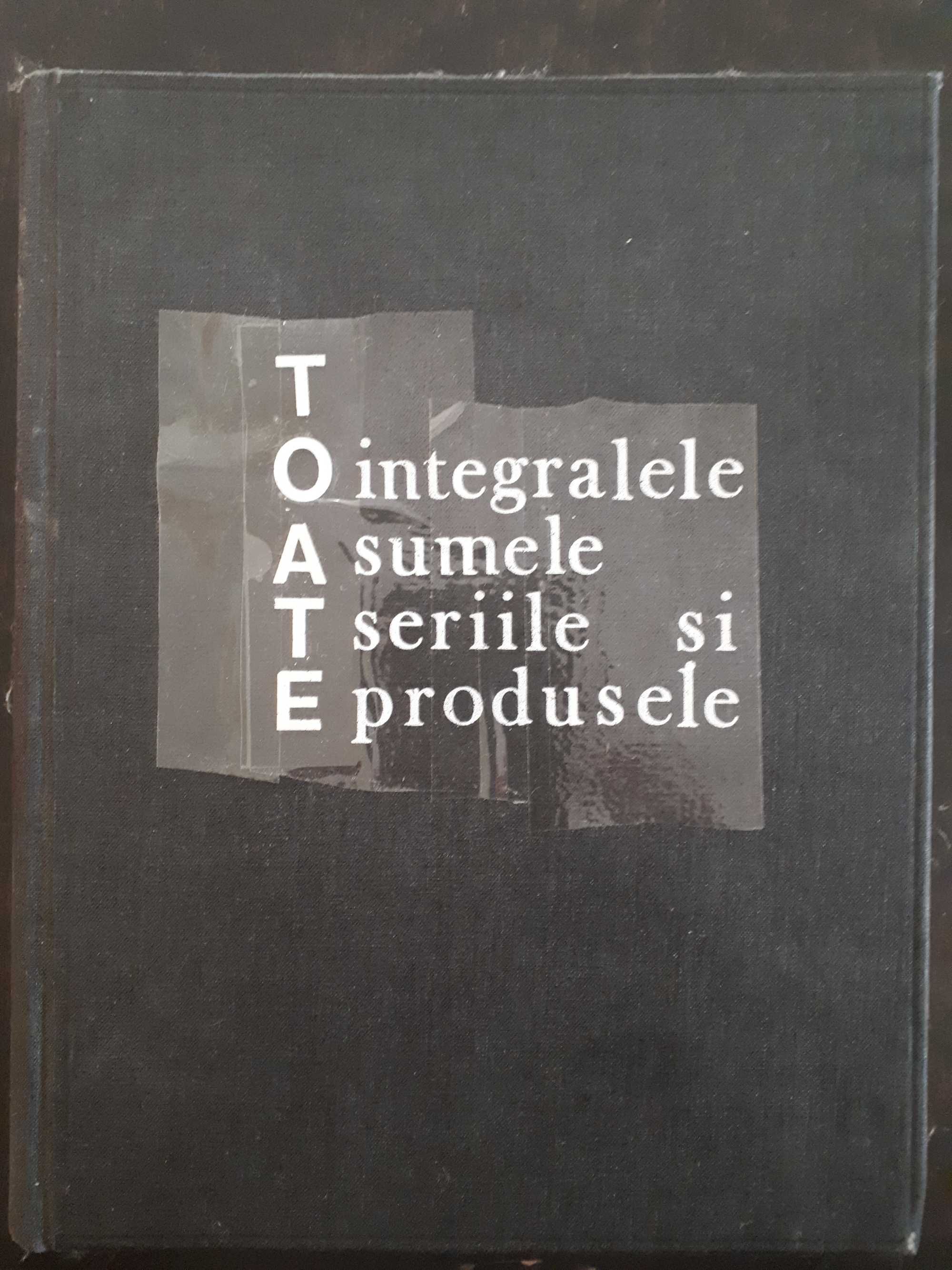 Tabele de integrale, sume, serii si produse,  Rijic, Gradstein