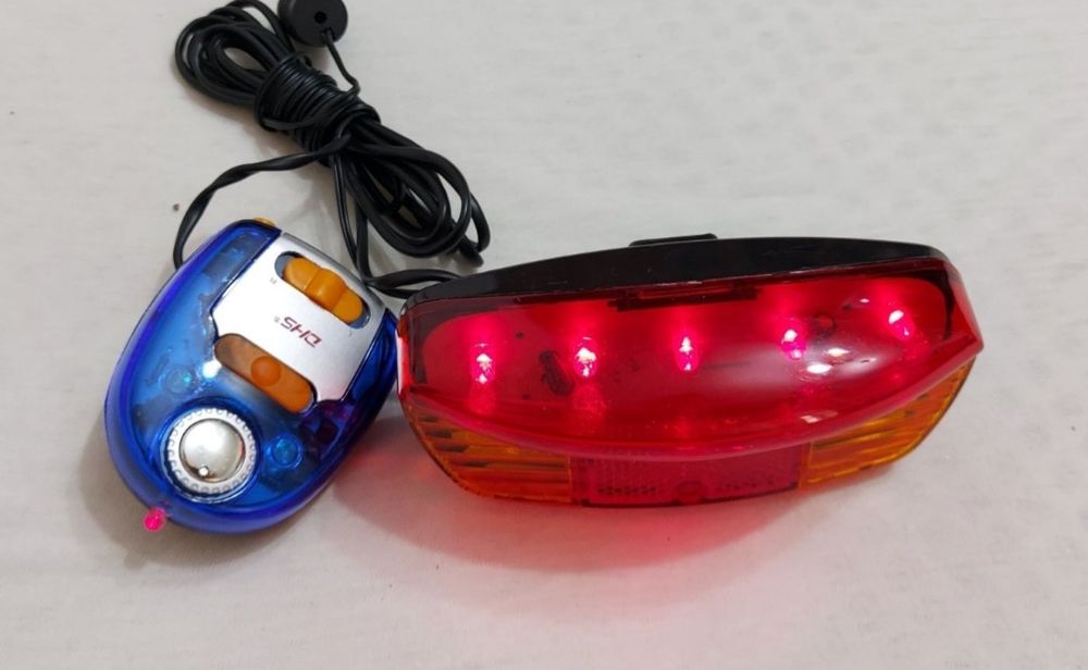 Semnalizare sport și alarma bicicleta, sonerie si poziții pe led, Noi