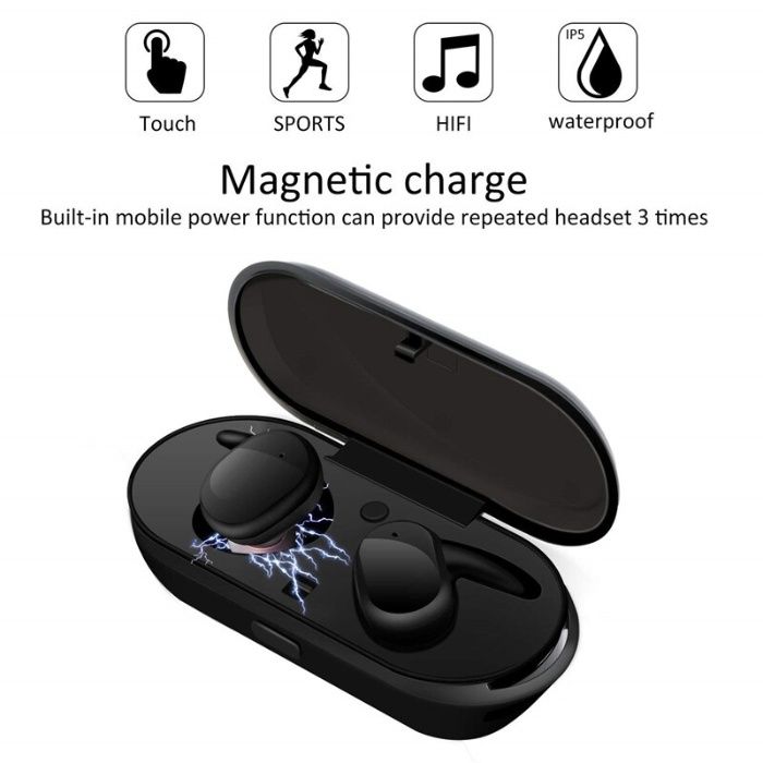 Мини беспроводные Bluetooth наушники с микрофоном H & A TWS
