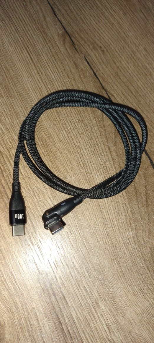 Cablu 100W Type-C rotativ 180 grade, Type-C la Type-C, 1.2 m lu