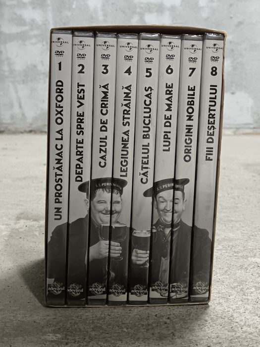 Colecția Charlie Chaplin Dilema Veche+Colecție Stan și Bran