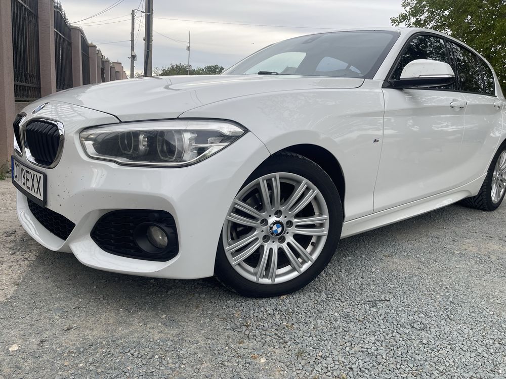 Jante bmw seria 1 originale + cauciucuri (6000 km)