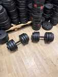 Gantere reglabile set 17,5 kg+17,5 kg=35 kg noi Germany pret 250 ron