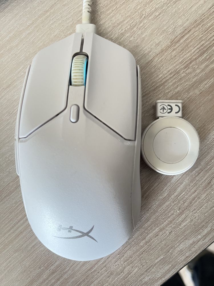 Hyperx Pulsefire Haste 2 Wireless White, USB