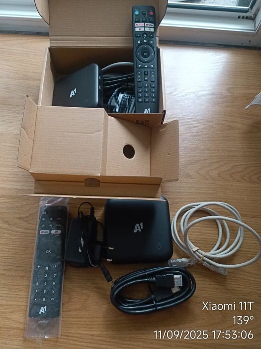 Tv box  ZTE на A1 с телевизия