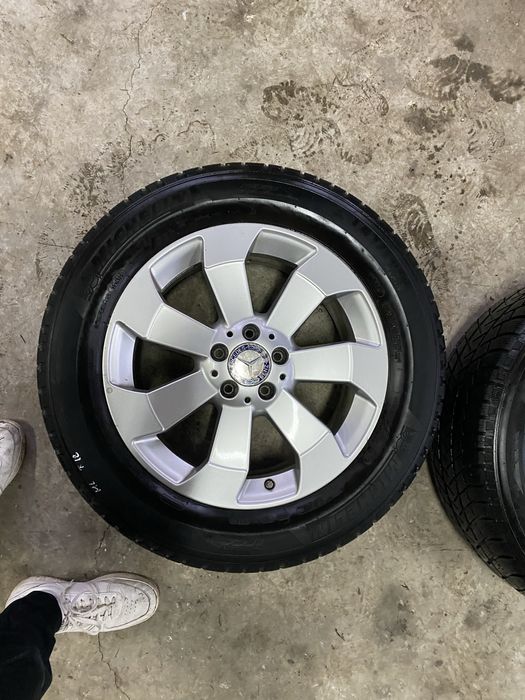 Set jante mercedes Ml350 cauciucuri iarna