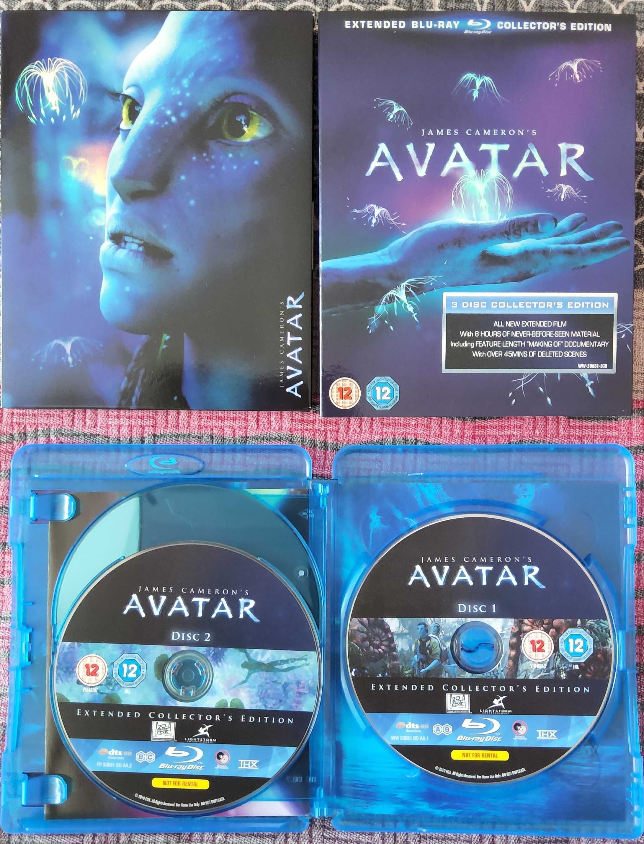 AVATAR – Extended Collector’s Edition (Blu-ray, 3 Discuri) – UK IMPORT