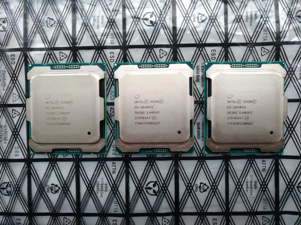 Процессоры Xeon E5-2640V4,  Xeon E5-2630V4