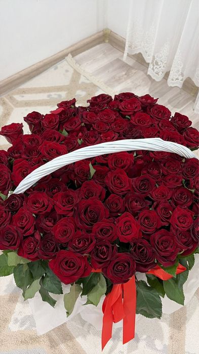 Букет розы 90штук