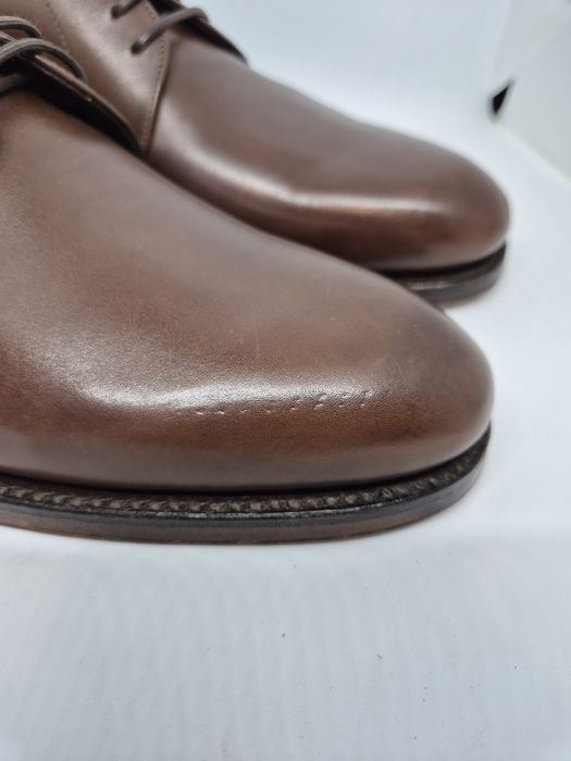 Loake Atkin Plain Toe Derby, Brown, UK6,5/EU40, 1880 Legacy Collection