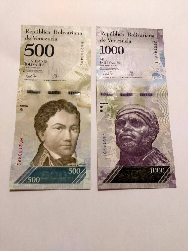 Set Venezuela bancnote colectie UNC 2017