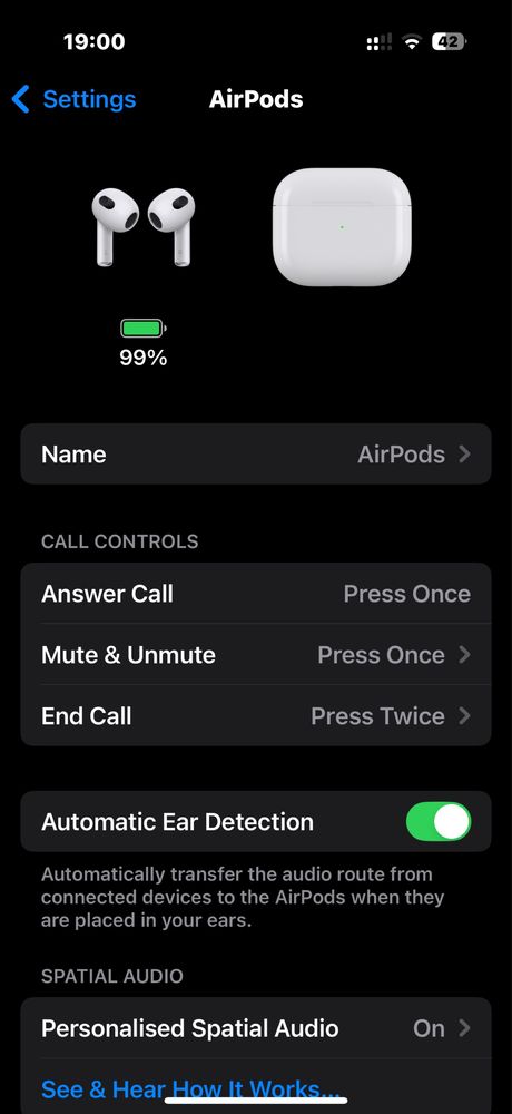 Apple Airpods Gen 3 A2564 originale