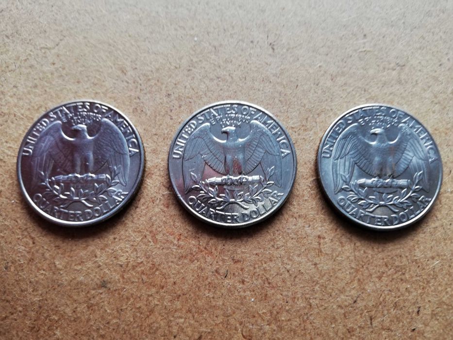 Колекция четвърт долари U.S.A 1965, 66 и 67г.
