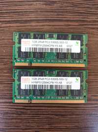 Memorii Ram Laptop Hynix 2GB DDR2 (2 X 1 GB) 667 Mhz.