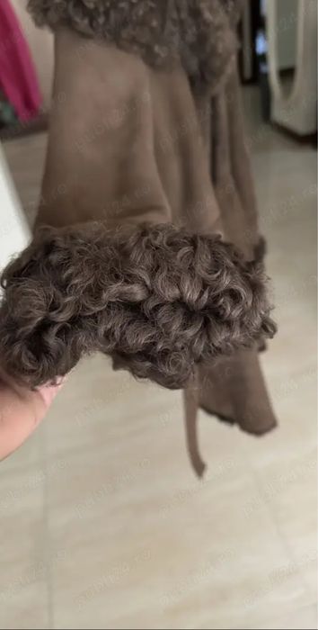 Cojoc blana naturala miel, marimea S / M