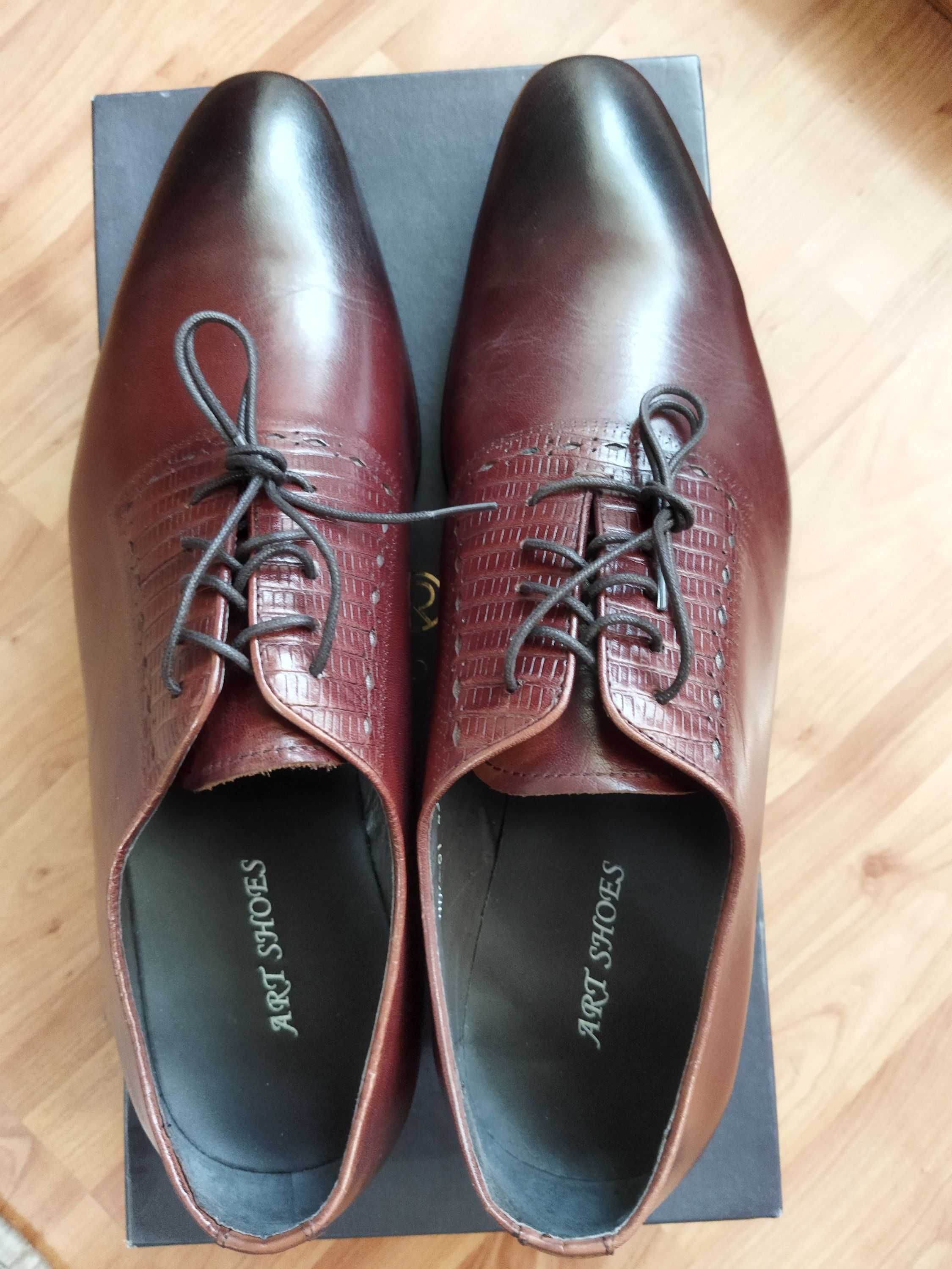 Туфли модельные Art Shoes (Италия),кожа,оригинал,новые,р-р 43
