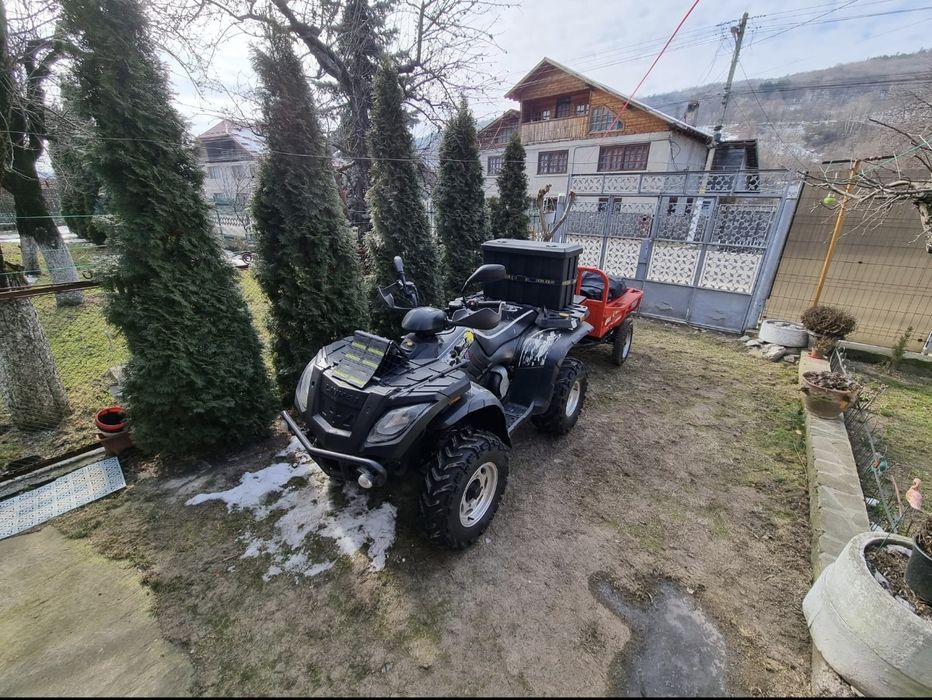 Atv Linhai Muddy + remorca
