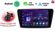 Navigatie android Skoda Octavia 3 CarPlay AndroidAuto DSP SIM GPS USB