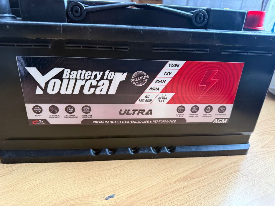 Акумулатор 12V/95AH/850A/AGM