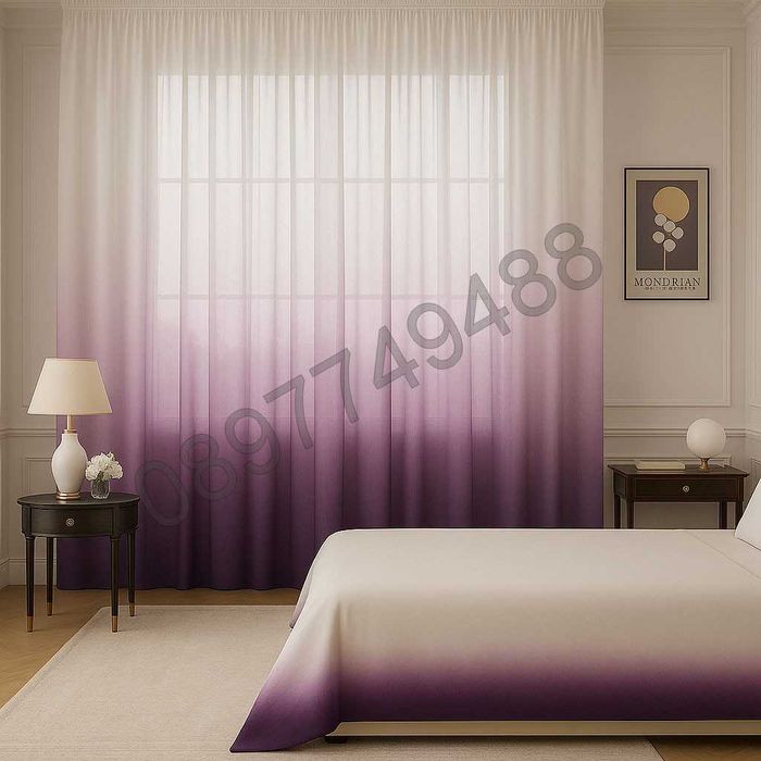 Омбре пердета с елегантно преливане