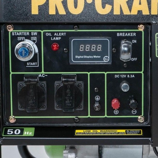 Дизелов монофазен генератор Procraft DP35, 3.3 kW